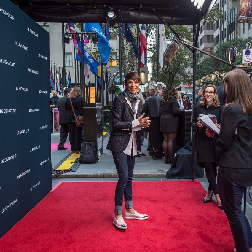 LG Signature Gallery Event Rockefeller Center Red Carpet