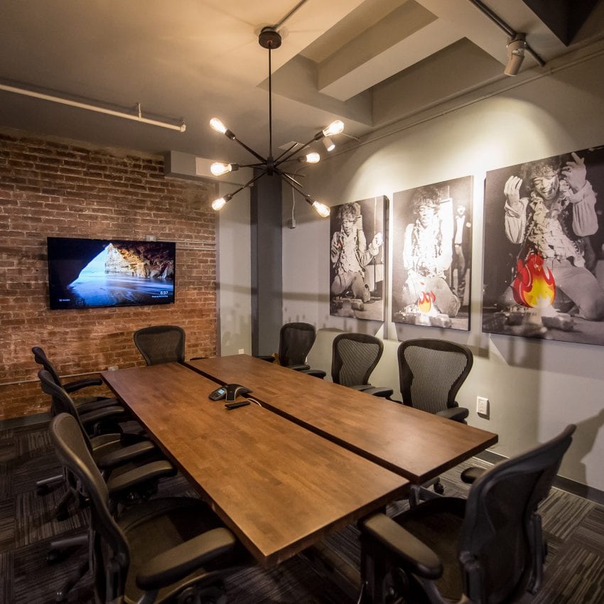 First Agency london office conference room design