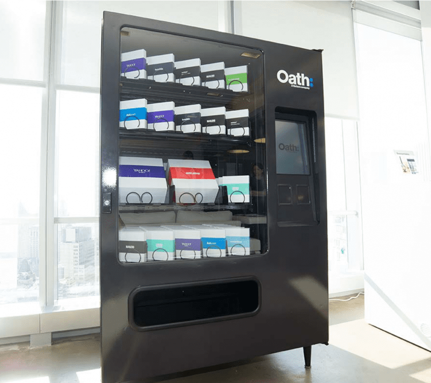 Oath technology vending machine