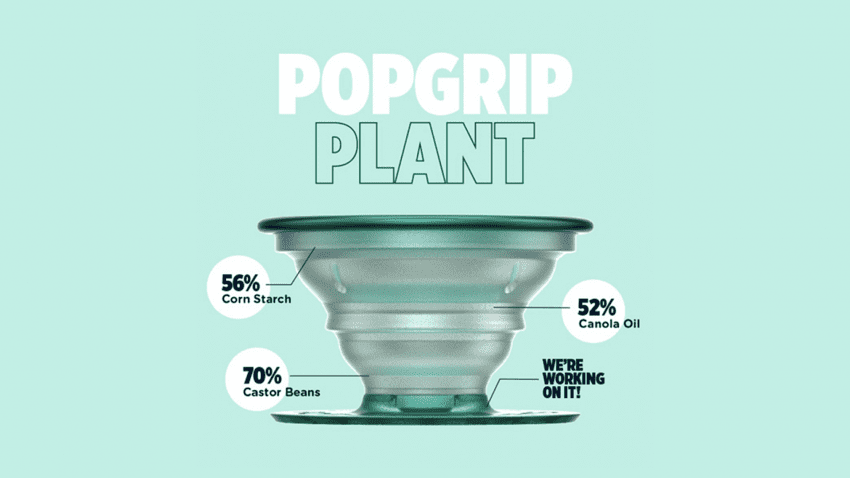 pop grip plant holder for sustainability